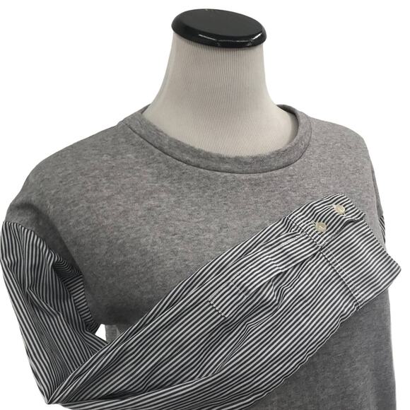 Vineyard Vines Gray Mixed Media Sweatshirt - Picture 4 of 10